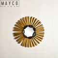 Mayco Metal Art Decor Vanity Wall Mirror for Living Room Decoration